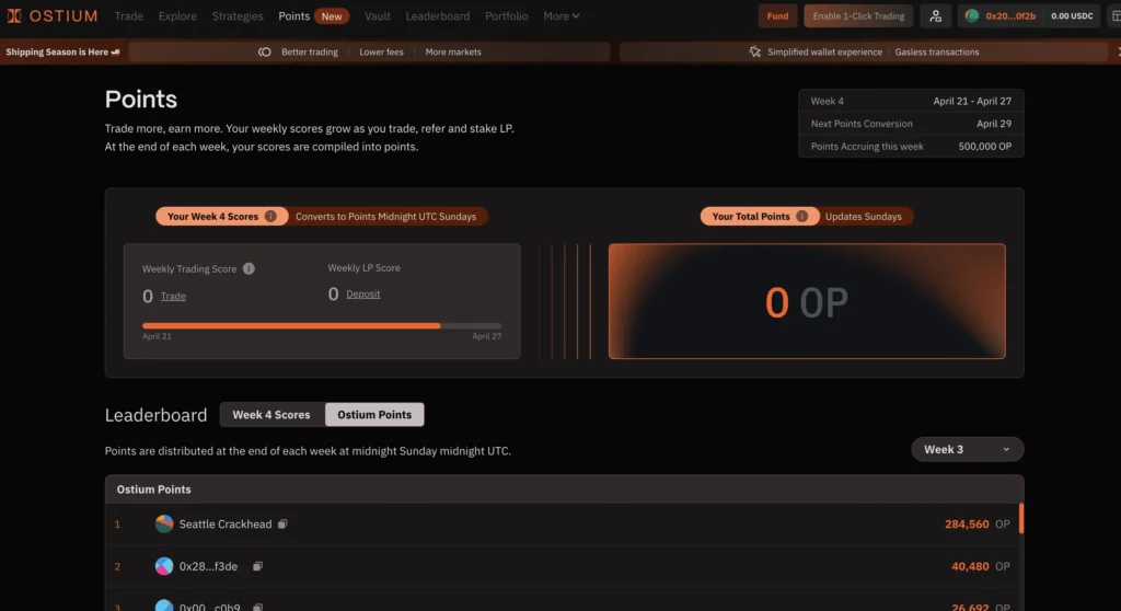 冷門合約 Dex 大毛 Ostium 項目分析！兼本週空投與融資彙整 - DA Labs