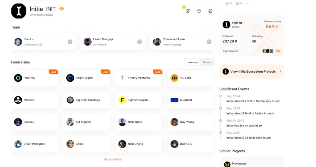 【2025】幣安Launchpool，Initia ($INIT) 應用鏈聯合 L1 區塊鏈登陸幣安！