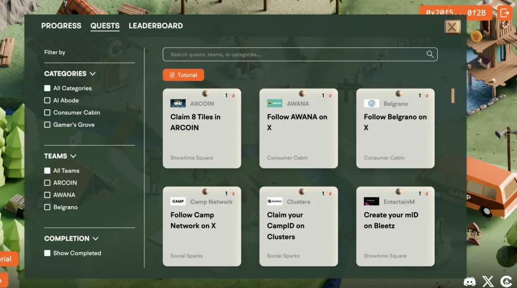Camp Quests