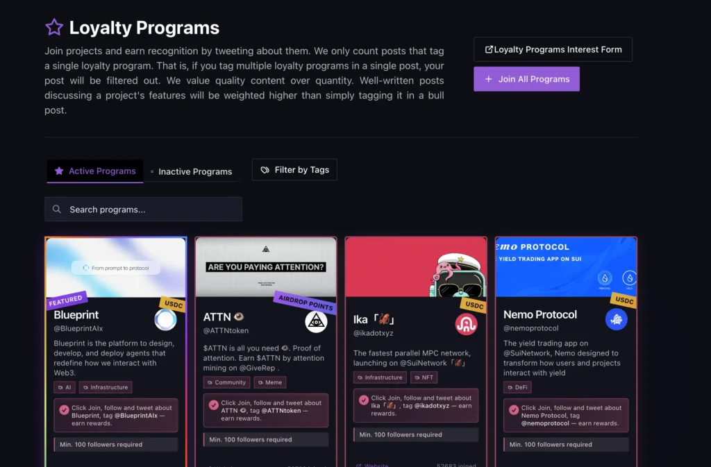 Loyalty Program