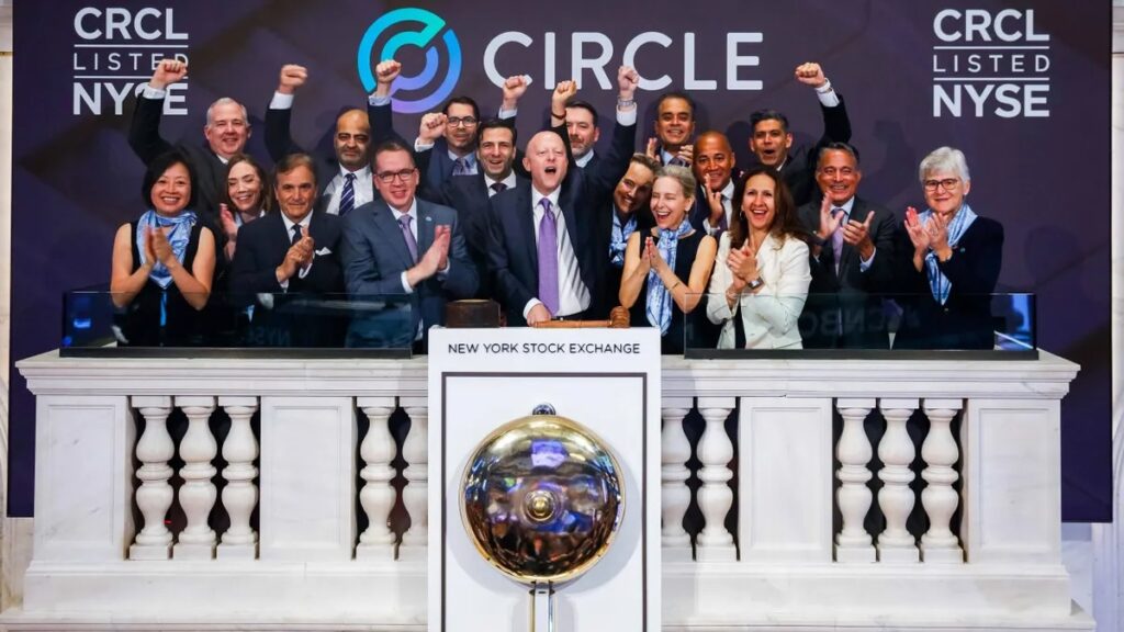 Circle 上市首日股價暴漲