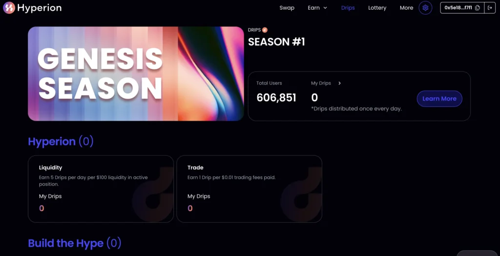 Genesis Season 積分活動第一季