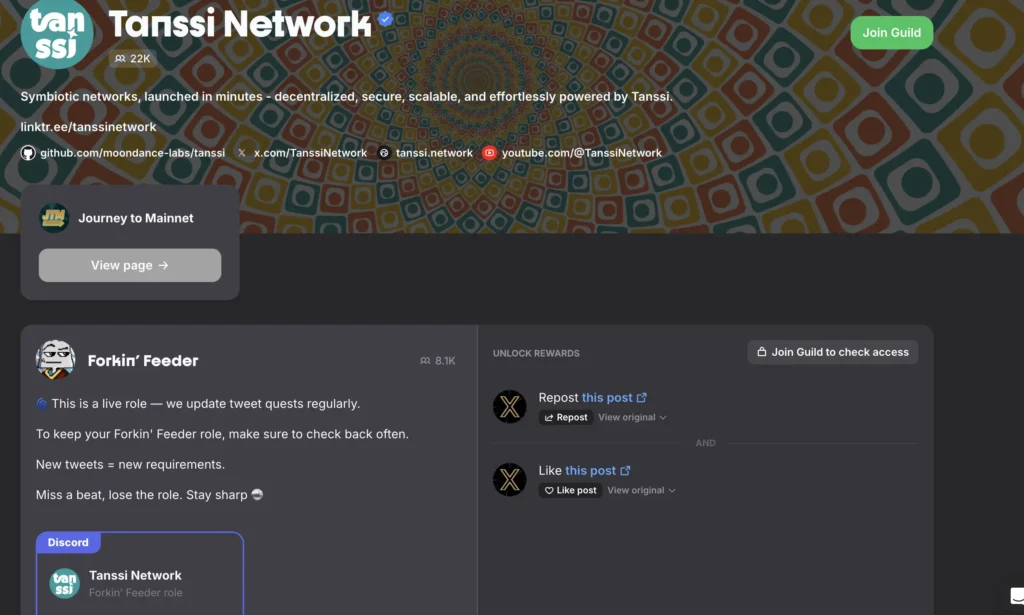 Tanssi Network Guild 任務