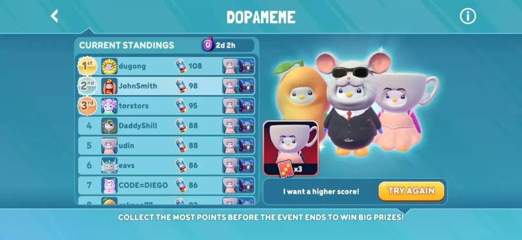 Dopameme 季節競賽