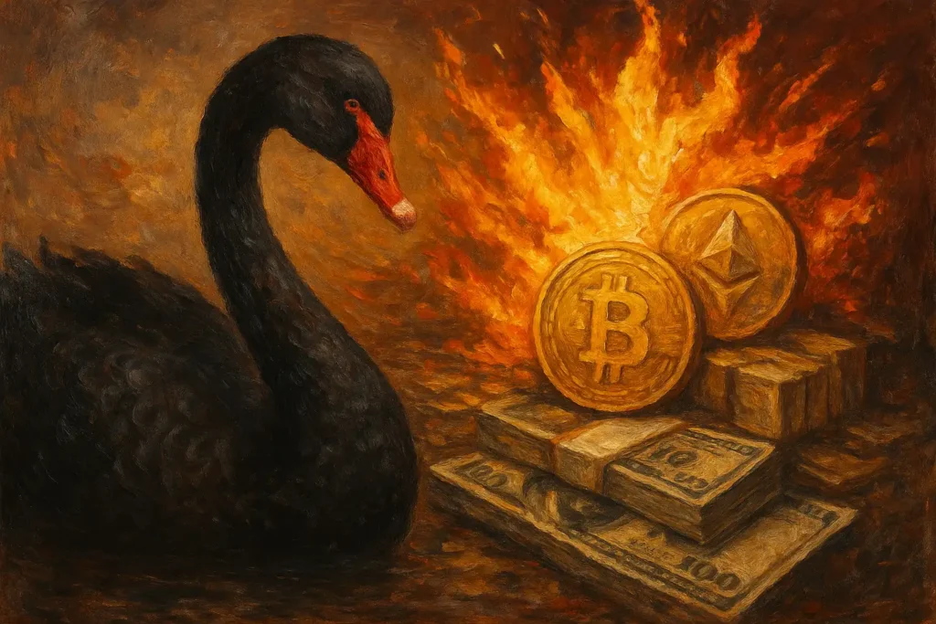 黑天鵝瞬間爆倉 200 億美元！加密貨幣歷史上的黑天鵝統計