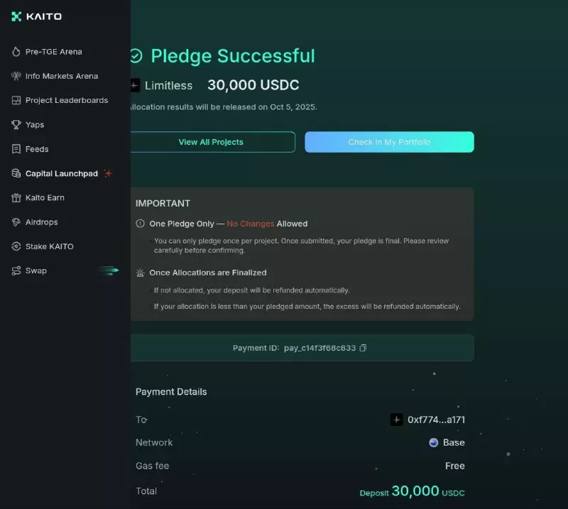 Kaito Capital Launch 募資