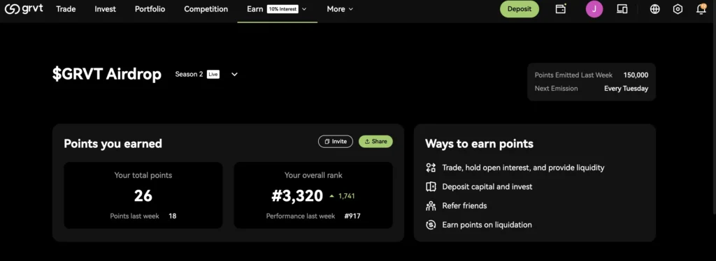 GRVT 詳細積分分配