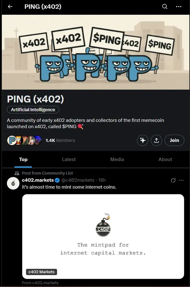 當 AI 幫你刷卡:熱門的 x402 即付即用技術如何顛覆傳統支付方式? x402 PING
