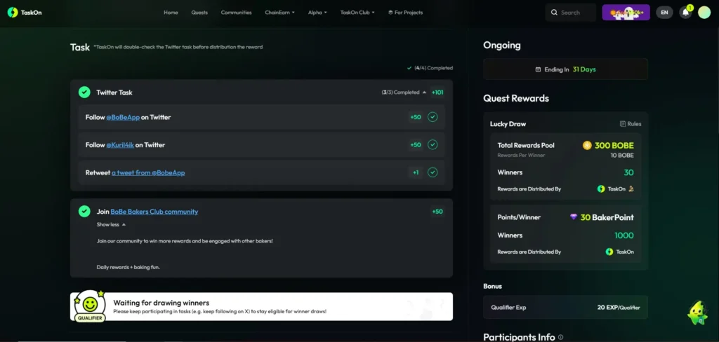 TaskOn Quest
