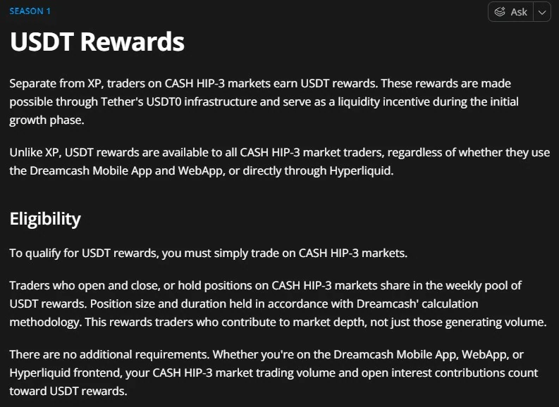 Tether 大力扶持 DreamCash 成為下一個鏈上 RWA 主戰場! USDT獎勵