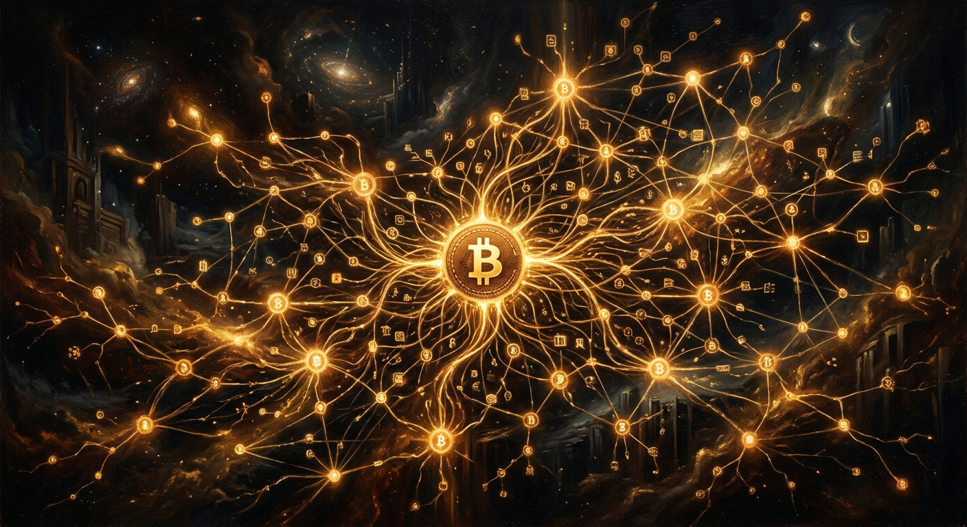 比特幣是什麼?深入解析數位黃金的稀缺性、運作與投資新常態 比特幣是什麼 點對點去中心化網路的意象