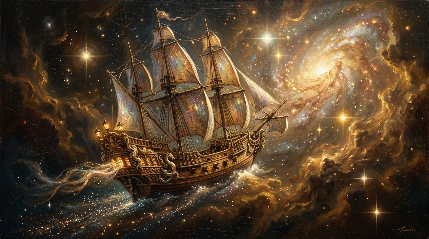 比特幣是什麼?深入解析去中心化、區塊鏈與投資價值 裝滿閃閃發光的金色比特幣的寶箱頂部俯視圖,象徵數位黃金的稀缺性