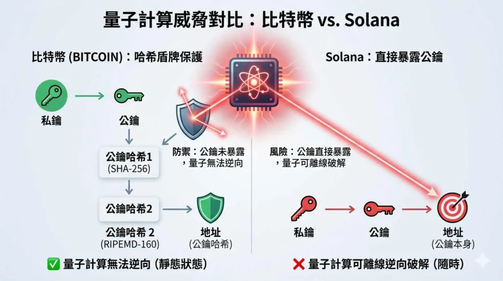 比特幣不是量子威脅的最大受害者?這個幣竟可能遭 100% 破解! 量子計算 比特vsSOL