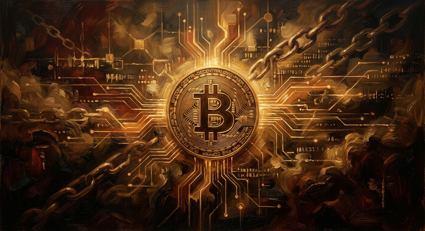 比特幣是什麼?區塊鏈、挖礦與數位黃金完整解析 比特幣是什麼 區塊鏈技術示意圖