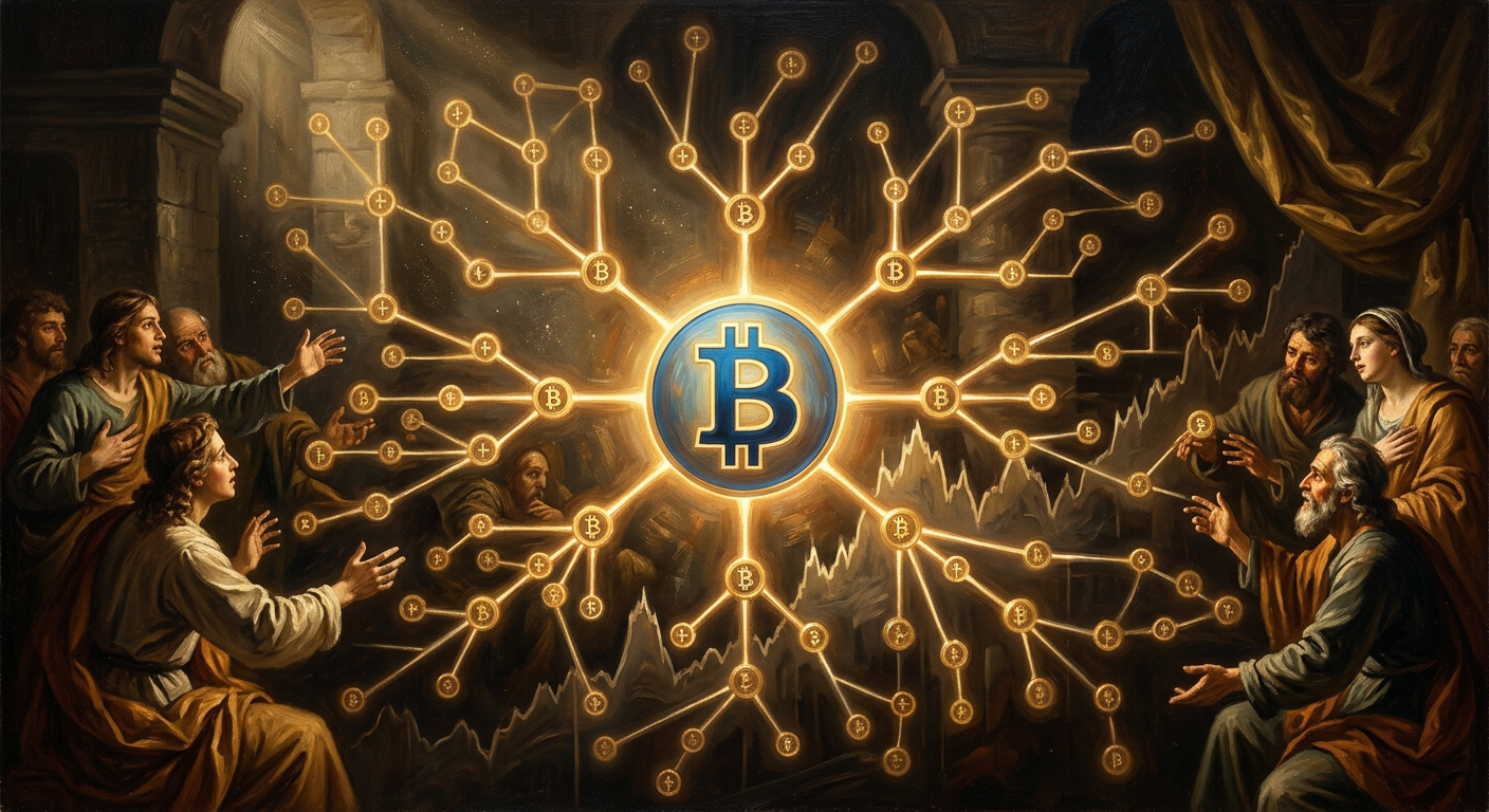 比特幣是什麼?了解 BTC 定義、運作、挖礦與台灣購買管道 BTC 區塊鏈運作原理分散式帳本與節點互動示意