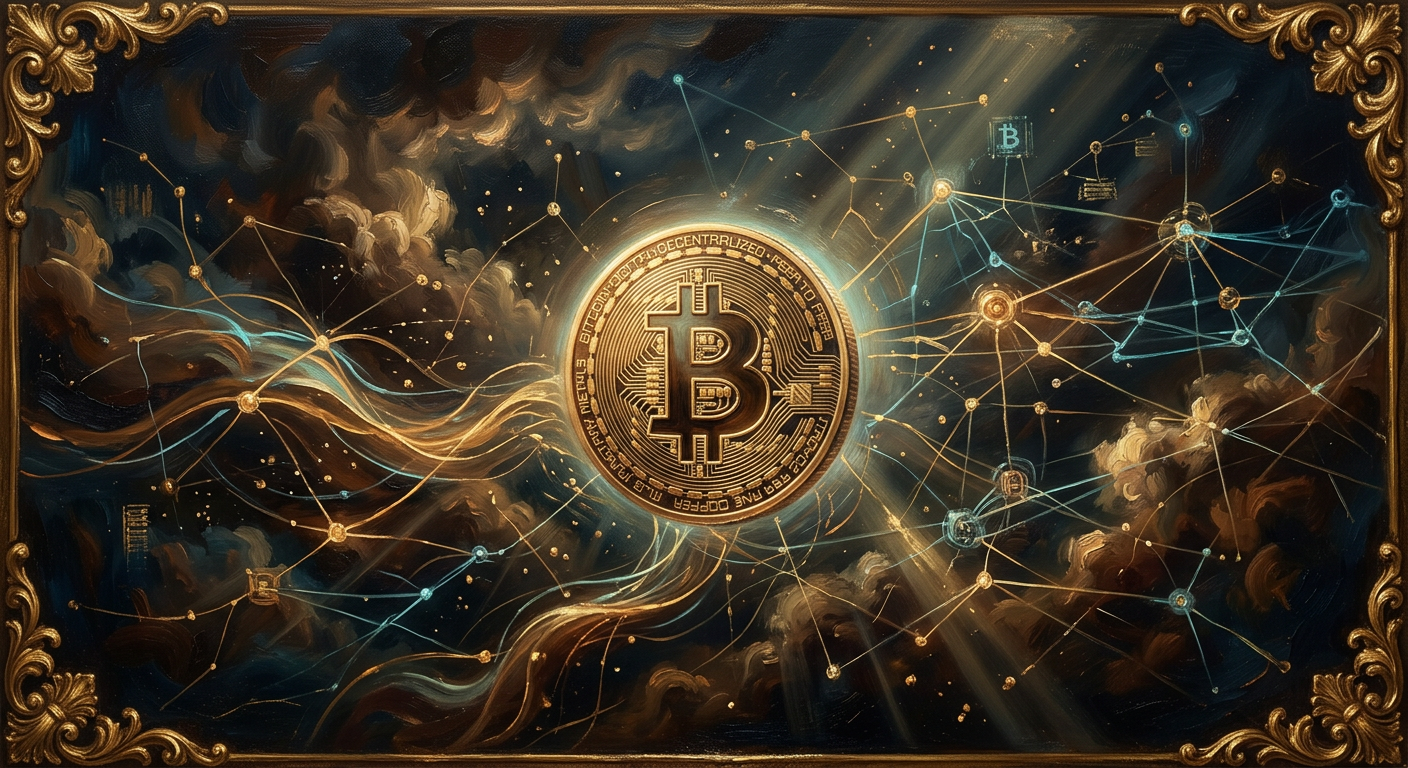 比特幣是什麼?BTC 價值、運作原理、安全風險及台灣投資指南 比特幣是什麼 數位貨幣去中心化網路示意圖