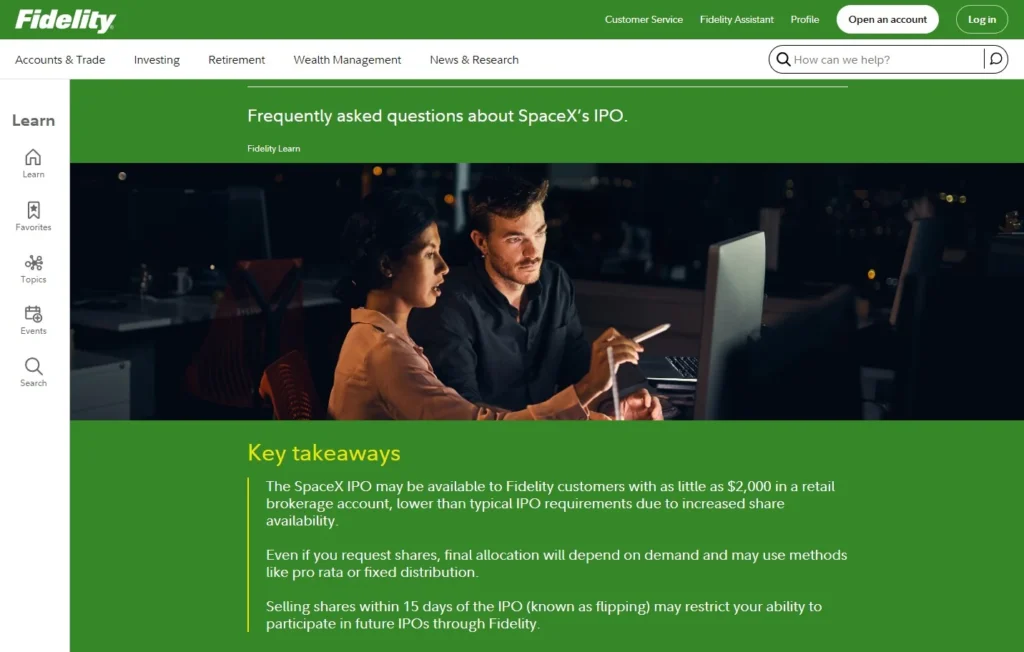 幣圈再度成為笑話!SPCX IPO 發不出來? 富達 SPCX