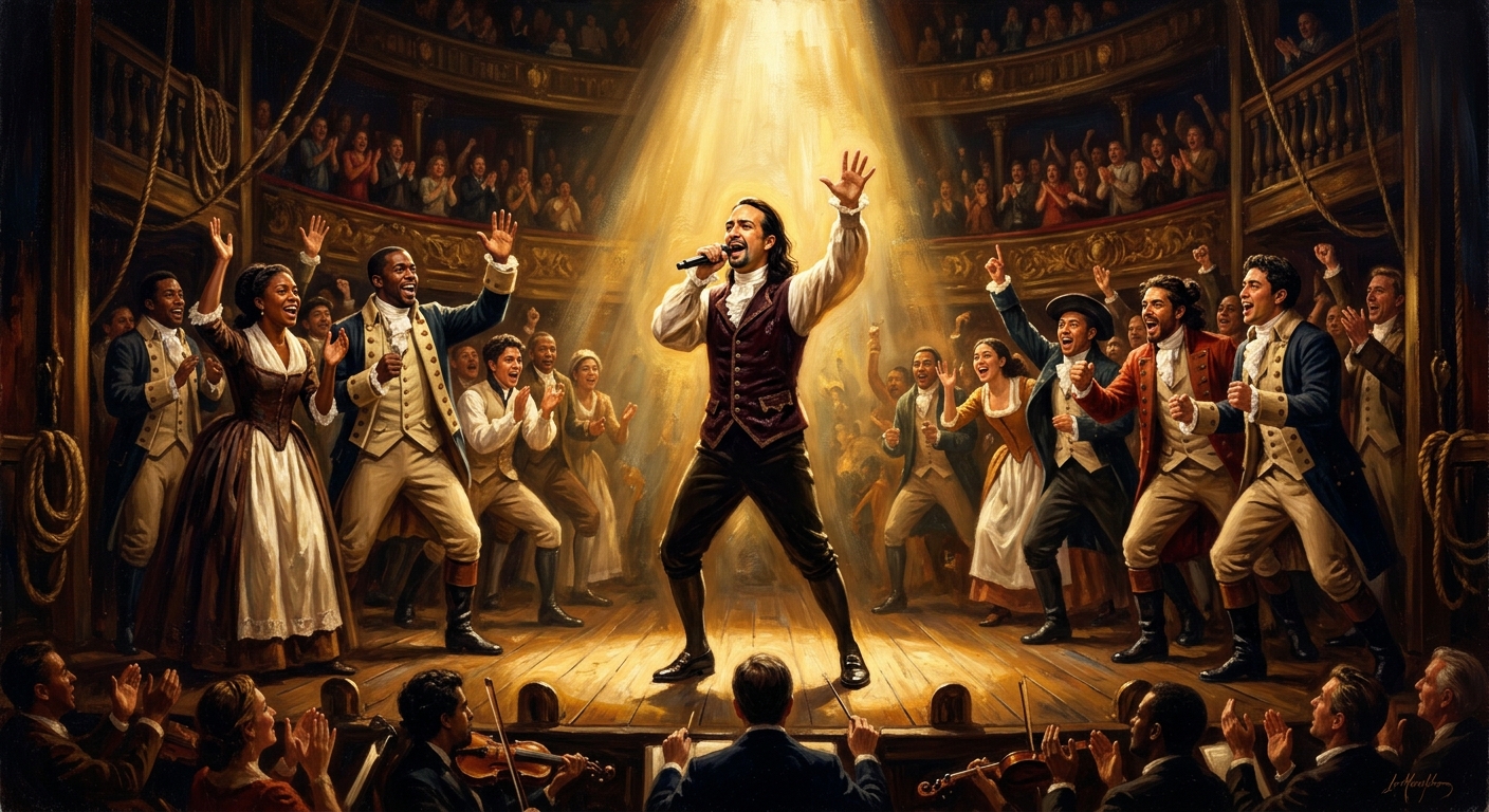 LIN美股做什麼?百老匯鬼才Lin-Manuel Miranda的跨界傳奇與商業帝國解密 LIN美股做什麼 百老匯鬼才Lin-Manuel Miranda融合嘻哈與拉丁節奏的音樂劇表演