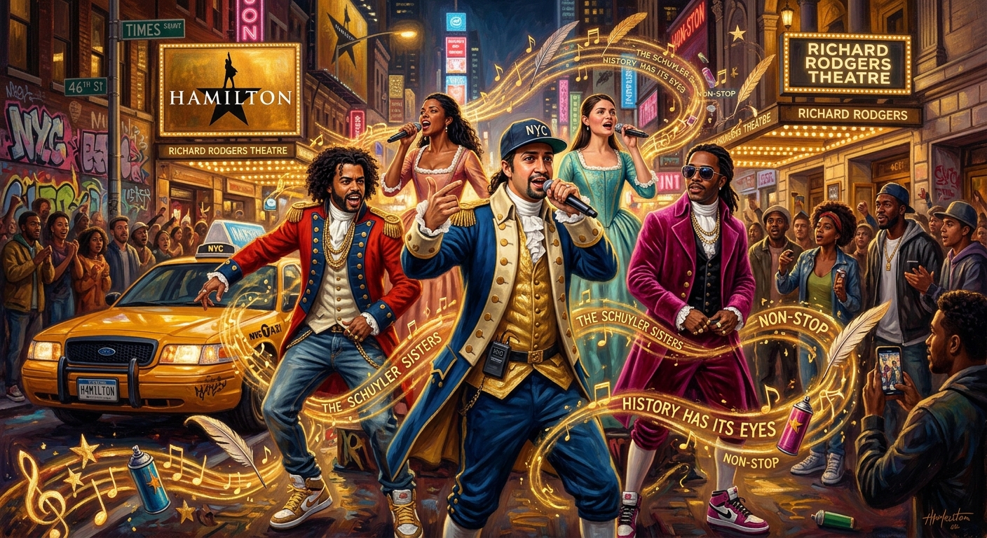 LIN美股做什麼?百老匯鬼才Lin-Manuel Miranda的跨界傳奇與商業帝國解密 漢米爾頓音樂劇運用嘻哈元素重塑美國歷史場景