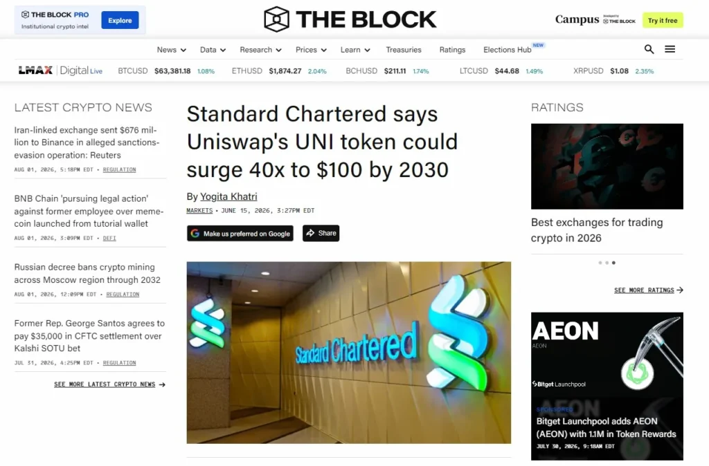 市場低迷下的逆勢狂飆:Uniswap 如何做到雙月翻倍? 渣打UNI 100